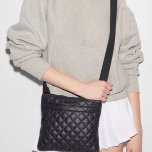 MZ Wallace Metro Quilted Nylon Crossbody Bag